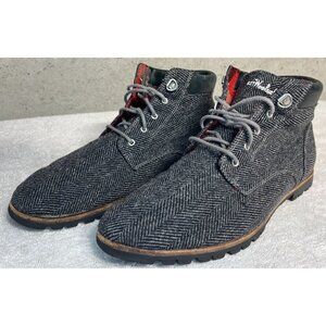 Woolrich Dark Gray Flannel Chukka Boot Vibram Soles Mens Size 9 WM1500-060